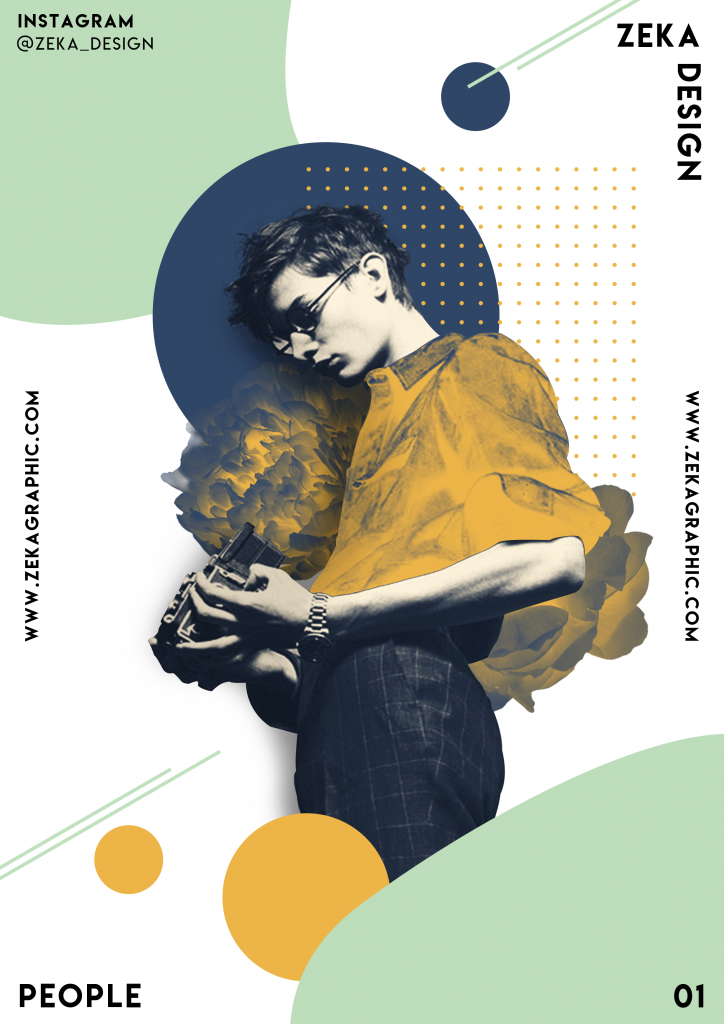in poster dán tường